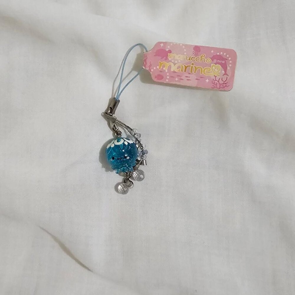 Maruccho Marine Kawaii Blue Tako Charm